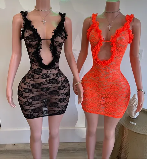 Too Hot To Handle Lace Dress