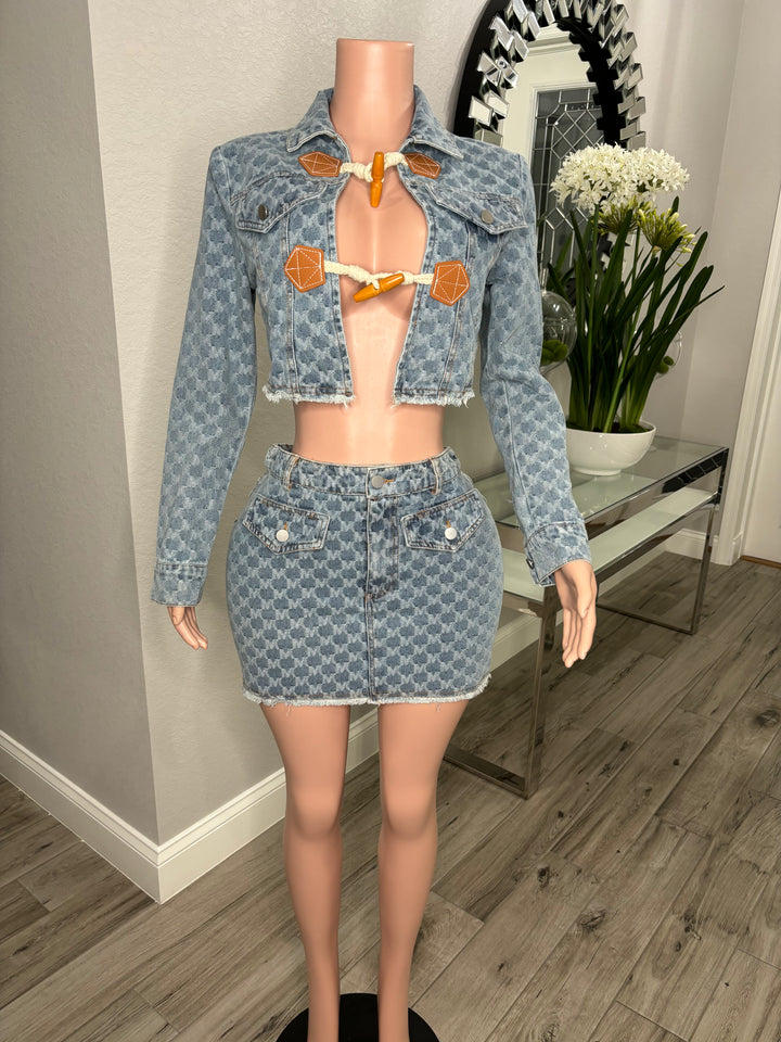 Denim Vibes Set - Shopblossomco